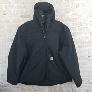 Carhartt Super Dux Relaxed Fit Soft Hooded Canvas Rain Defender Jacket 3XL Tall
